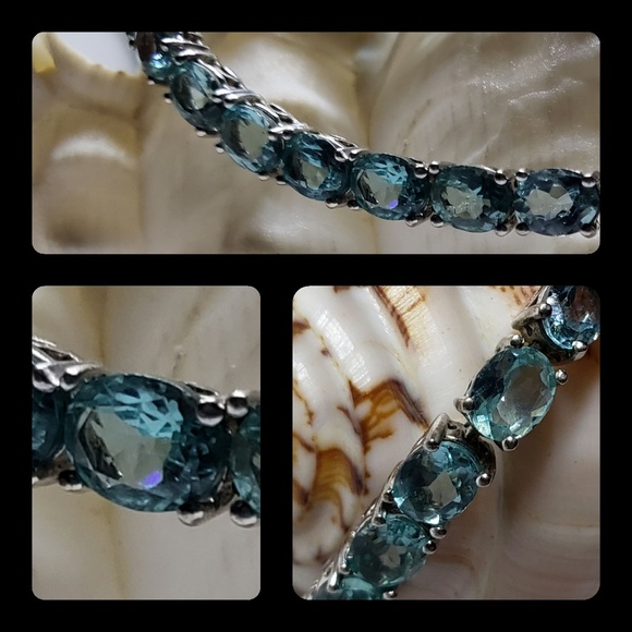 Review: Blue Topaz Bracelet.. - Picture 2 of 4